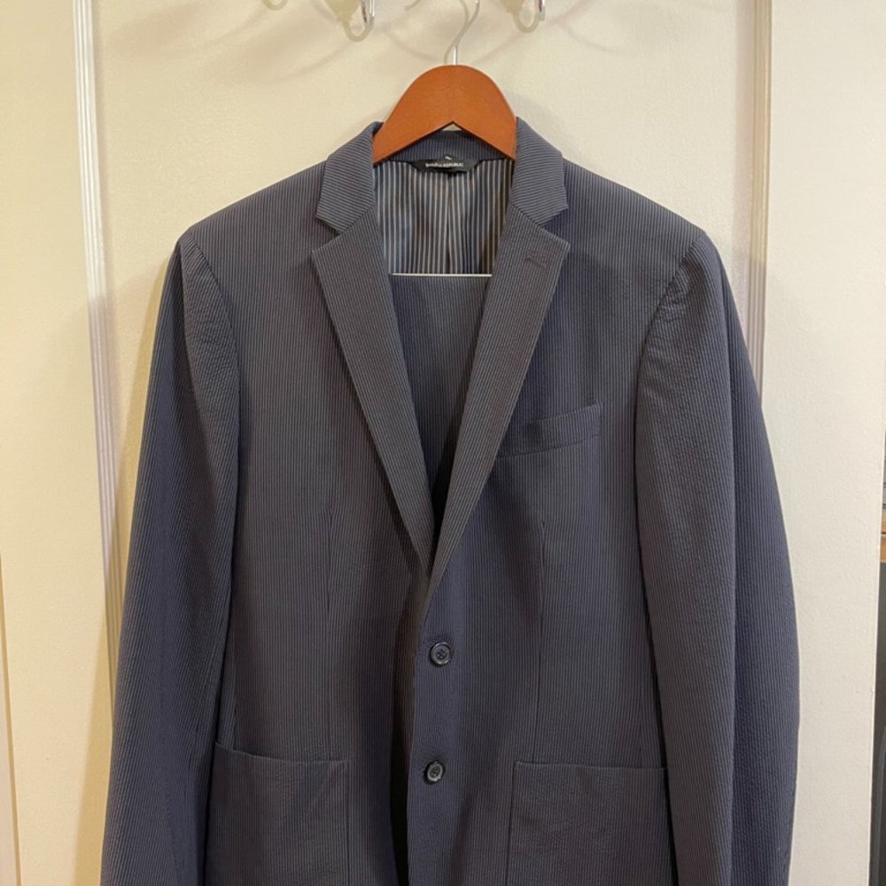 Banana Republic Pinstriped Suit - Used, Good Condition